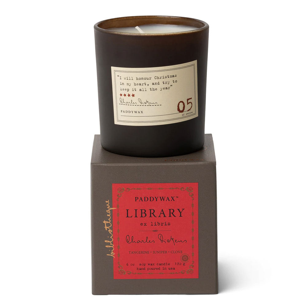 Paddywax Library Boxed Candle 6oz