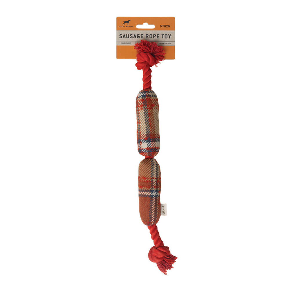 Field & Wander Plush Squeaky Dog Toy