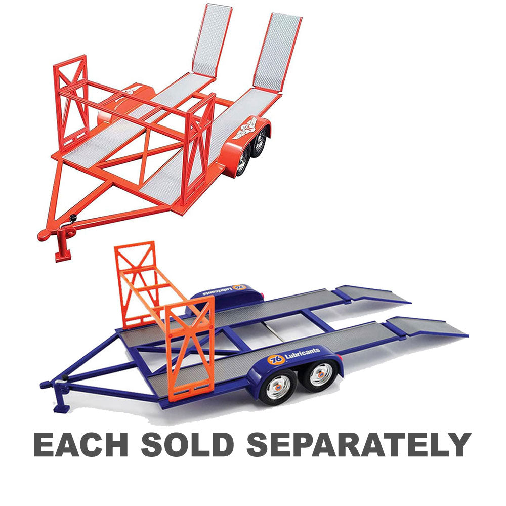 Tandem Car Trailer with Tyre Rack 1:43 Scale