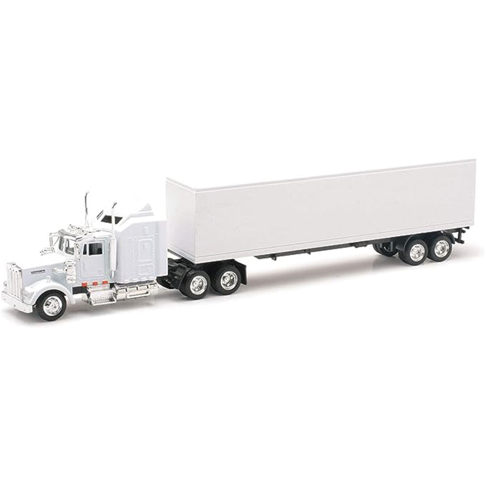 White Kenworth W900 Container Truck 1:43 Scale