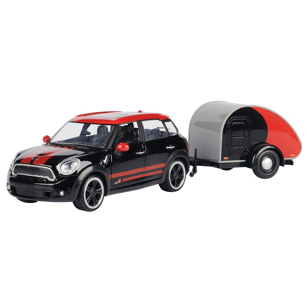 Mini Cooper S Countryman w/ Trailer 1/24 Scale Model