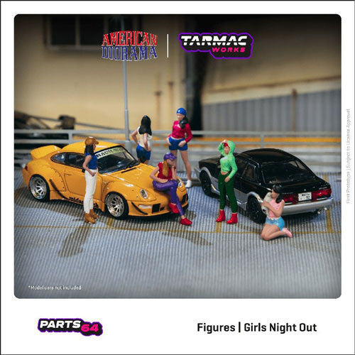 Tarmac Girls Night Out 1/64 Scale Figure Set