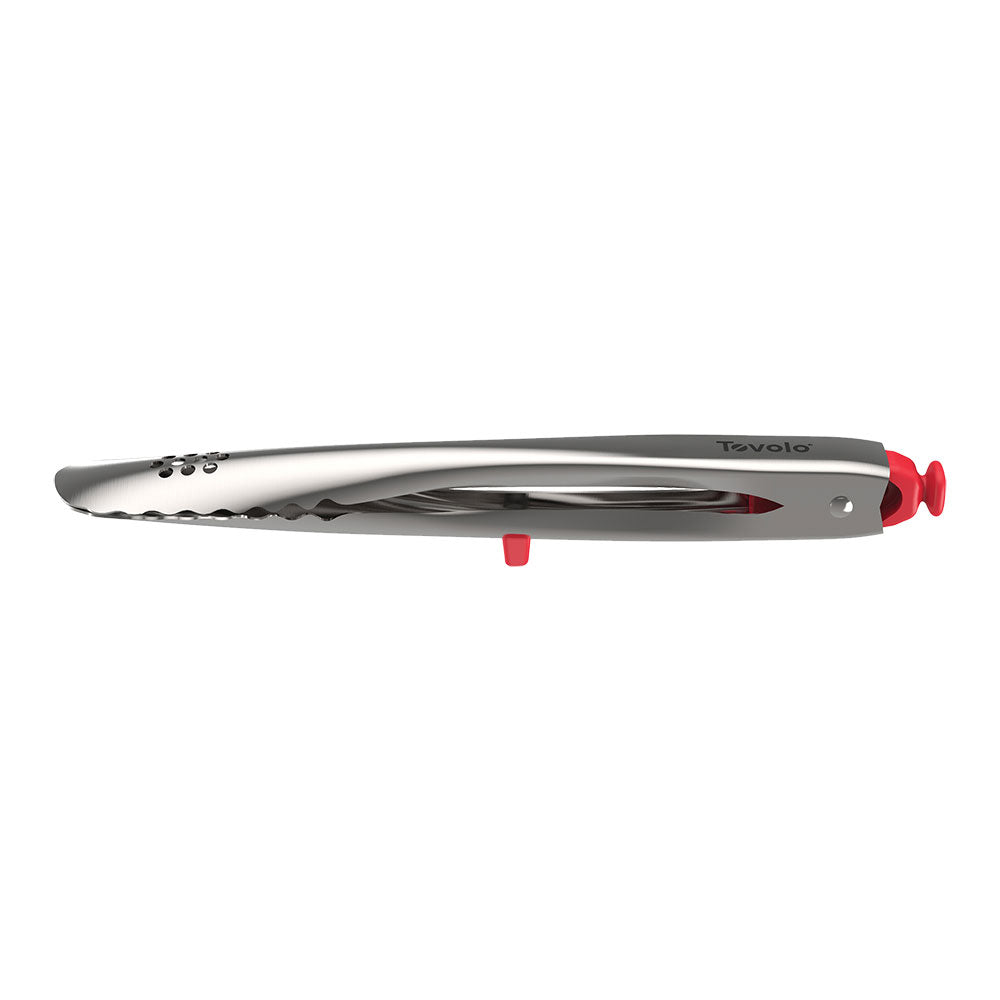 Tovolo Stainless Steel Tongs 23cm (Apple Red)
