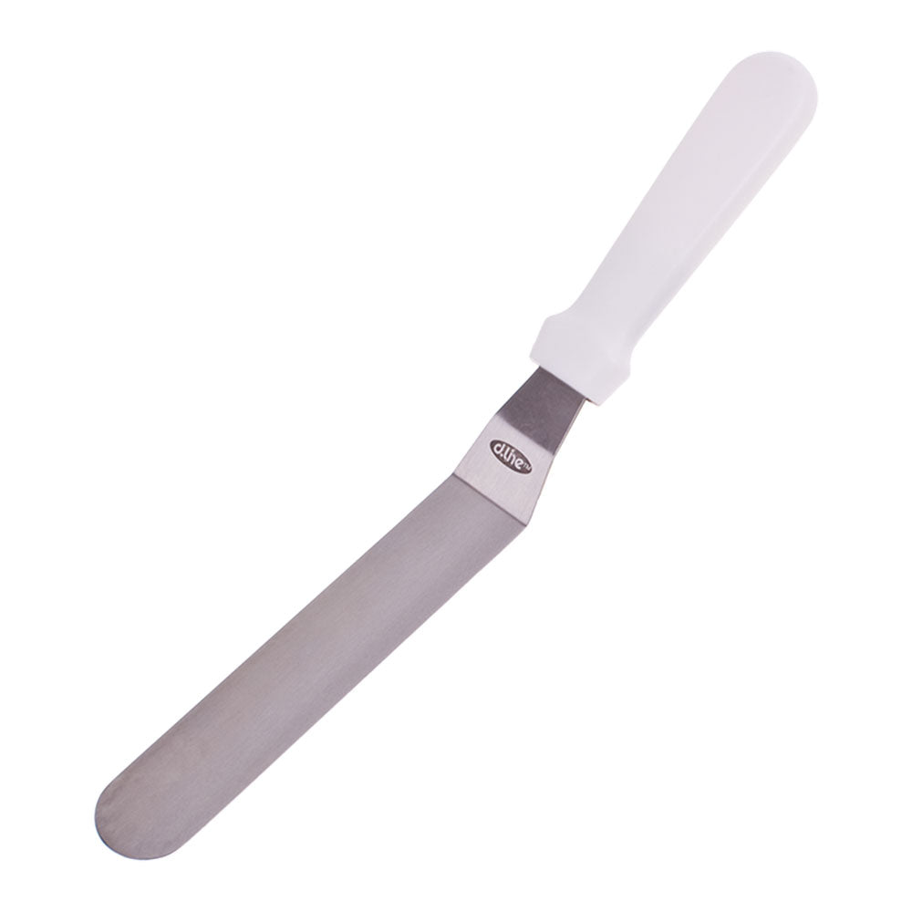Stainless Steel Offset Palette Knife with 20cm Blade (White)