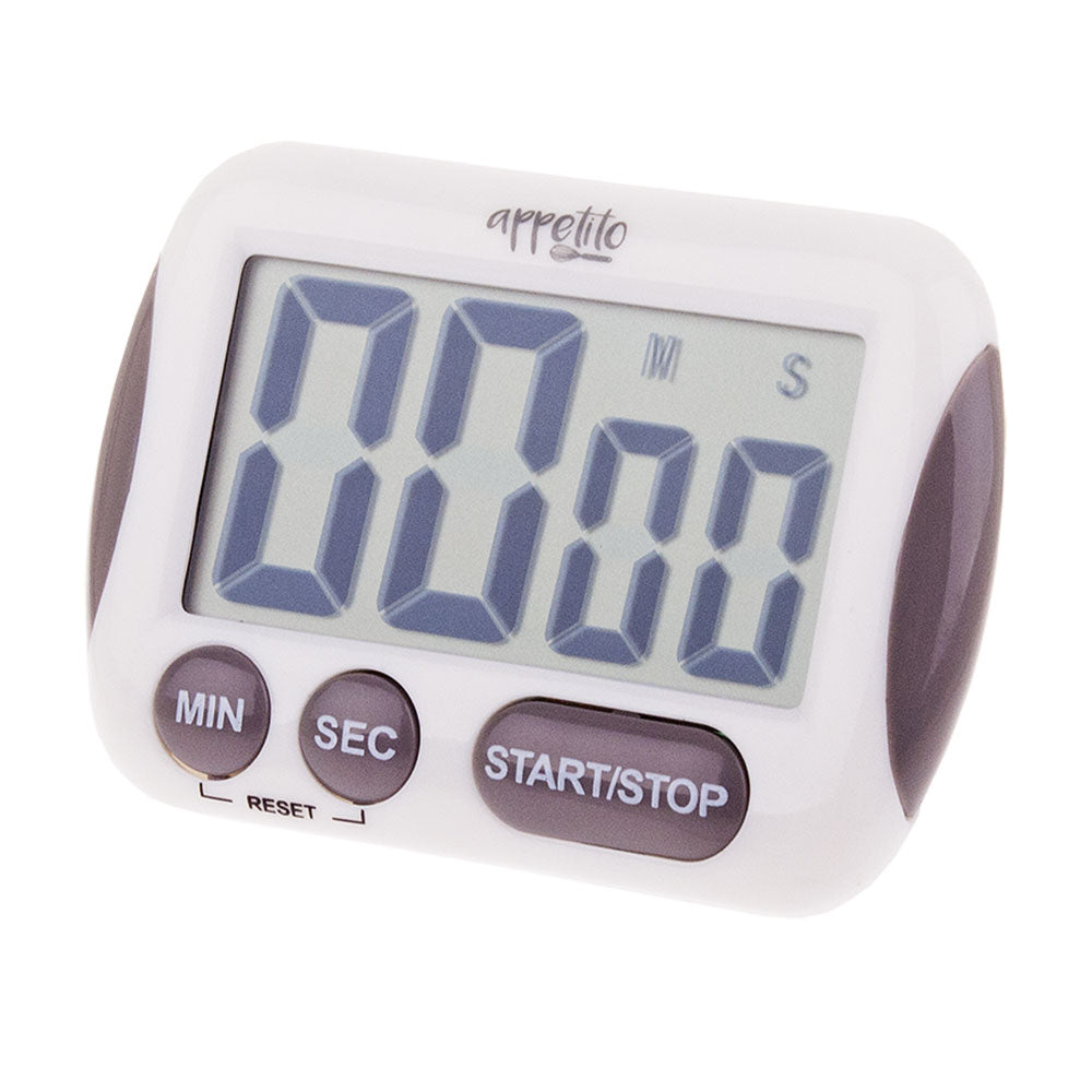Appetito 100 Minutes Digital Timer with LCD Display (White)