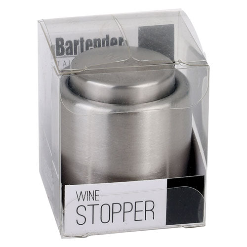 Bartender Stainless Steel Wine Stopper