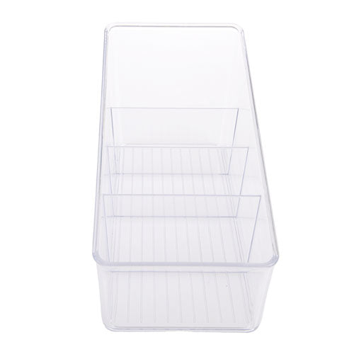 D.Line 4 Compartment Packet Organiser (Clear)