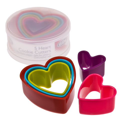Appetito Heart Cookie Cutter (Set of 5)