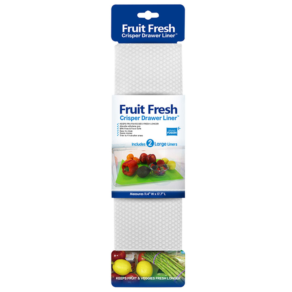 Grand Fusion Fruit Fresh Crisper Drawer Liner 2pcs