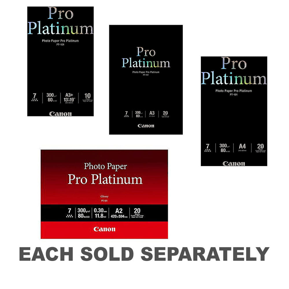 Canon Pro Platinum Photo Paper 20pc