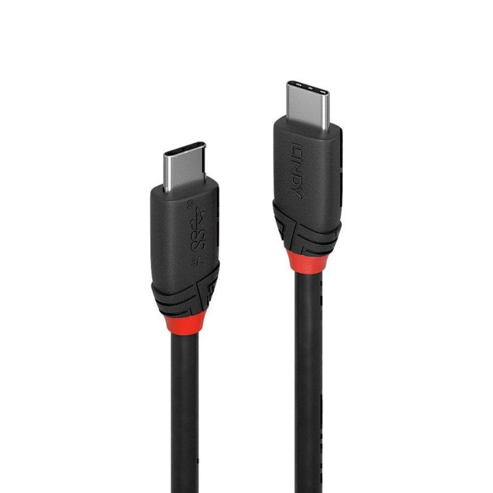 Lindy USB-C 3.1 Cable 3A Black Line 1m