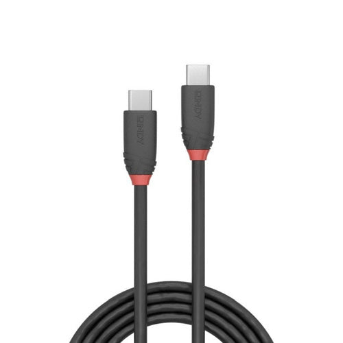 Lindy USB-C 3.1 Cable 3A Black Line 1m