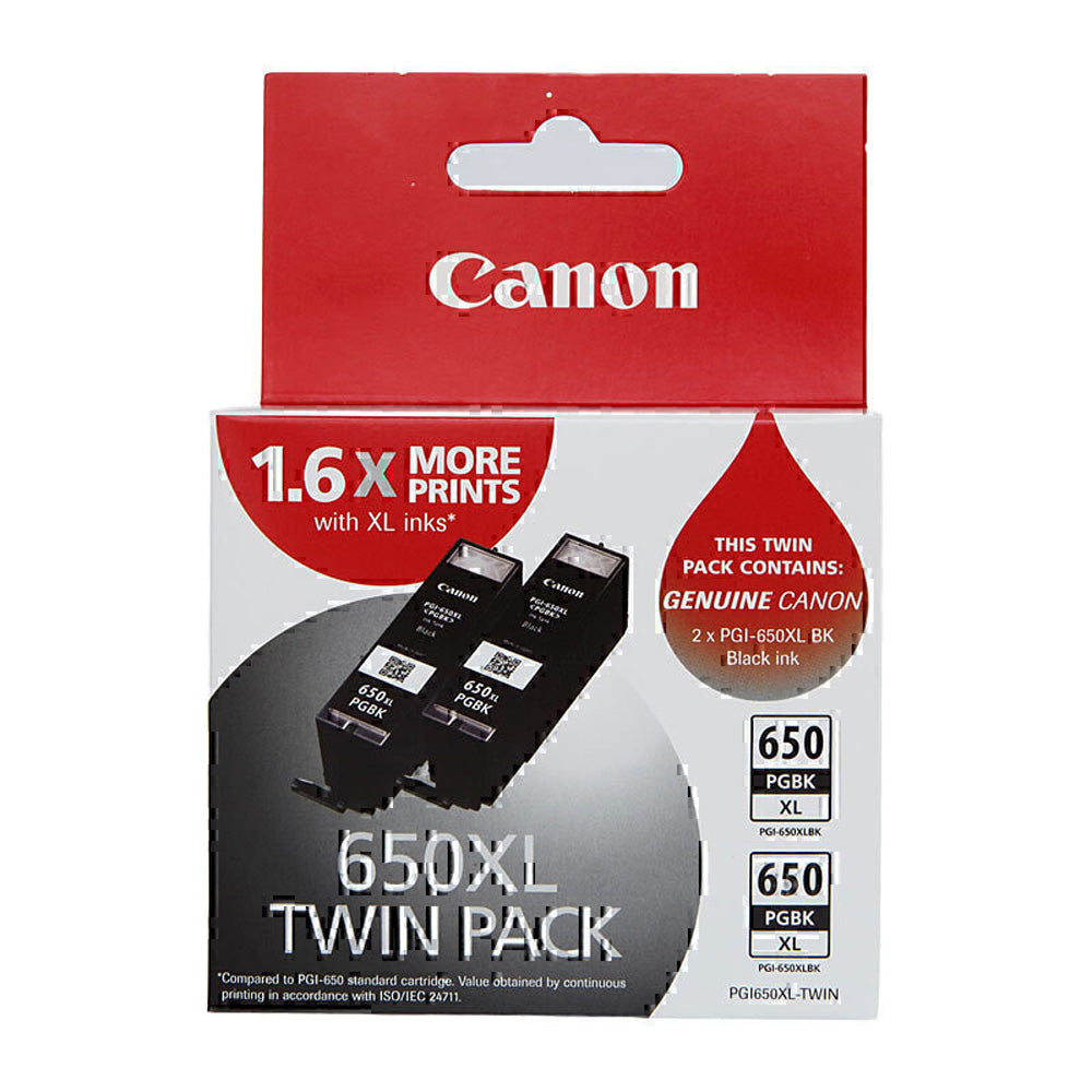 Canon PGI650XL Ink Twin Pack (Black)
