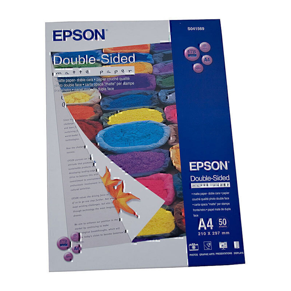 Epson A4 Double-Sided Matte Paper 50pc