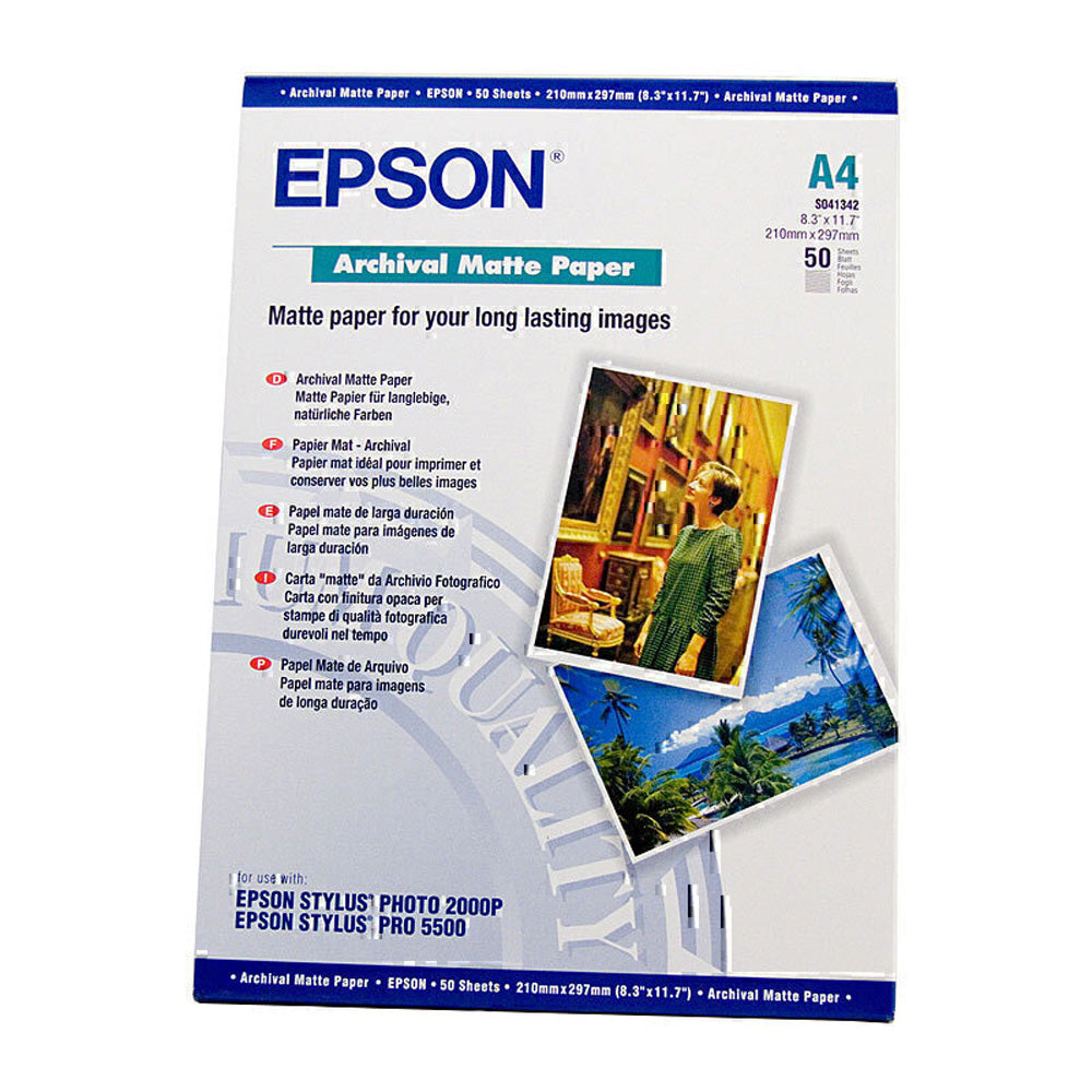 Epson Archival Matte Paper 50pc