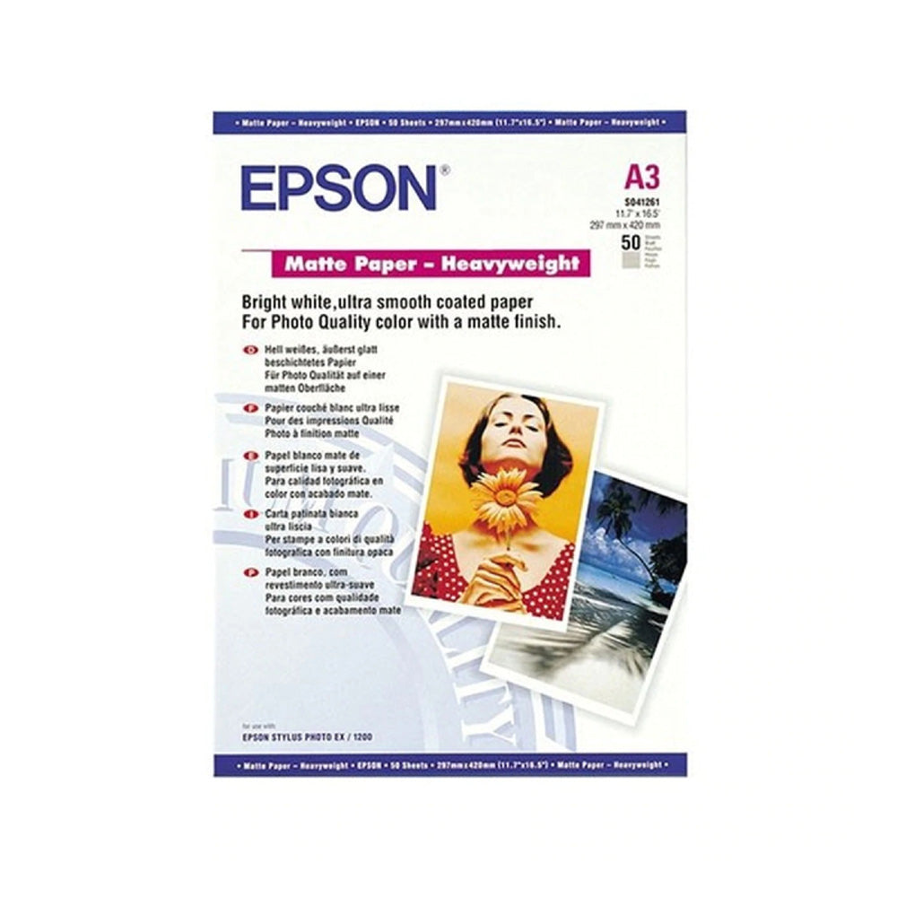 Epson Matte Heavy Weight Paper 50pc