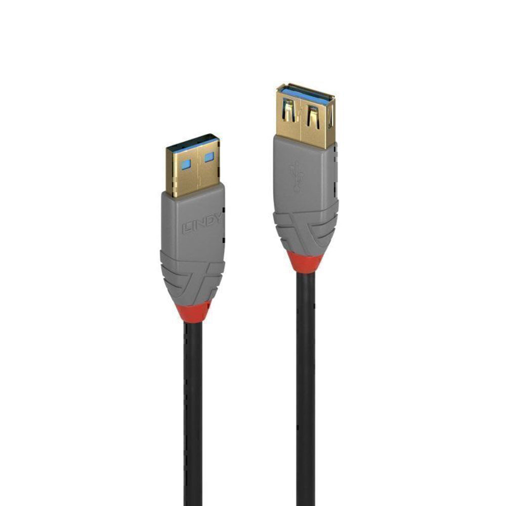 Lindy USB-A 3.0 Extension Cable Anthra Line 1m