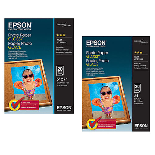 Epson Glossy Photo Paper 20pc