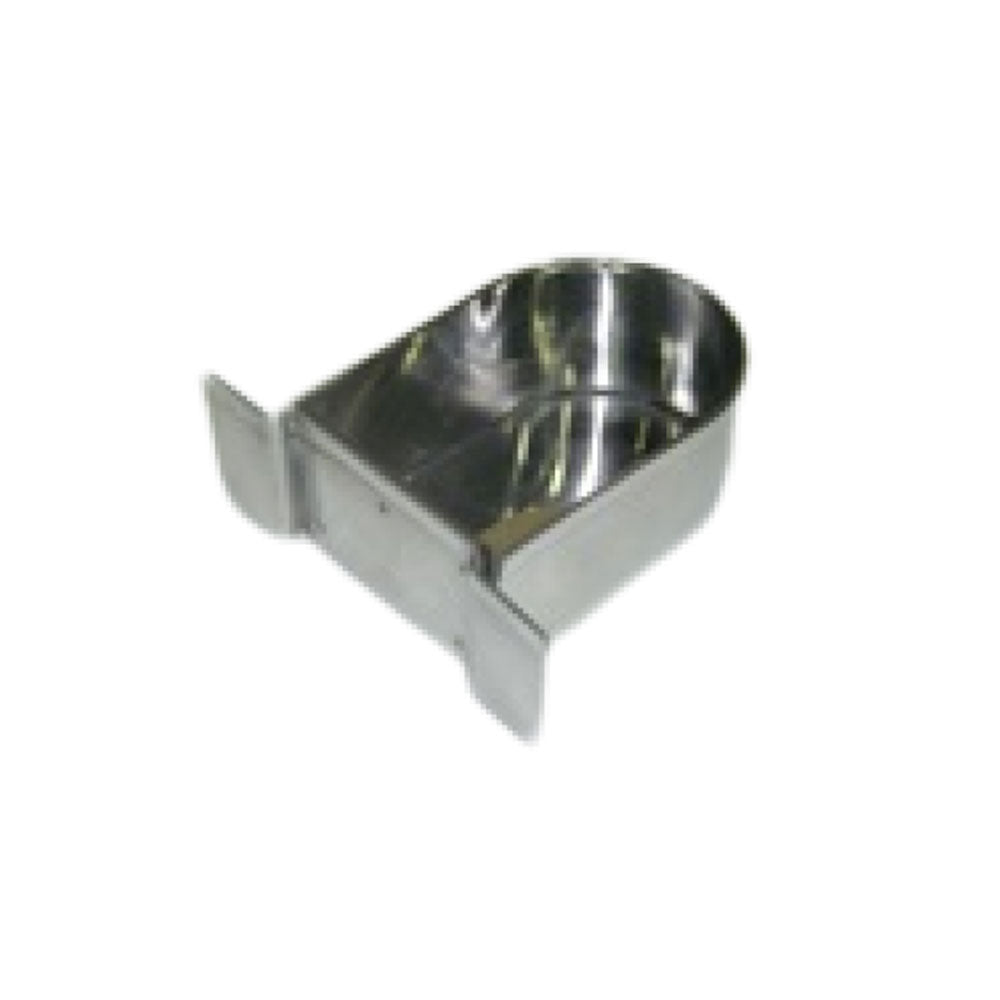 Stainless Steel D-Shaped Feeder with Wings