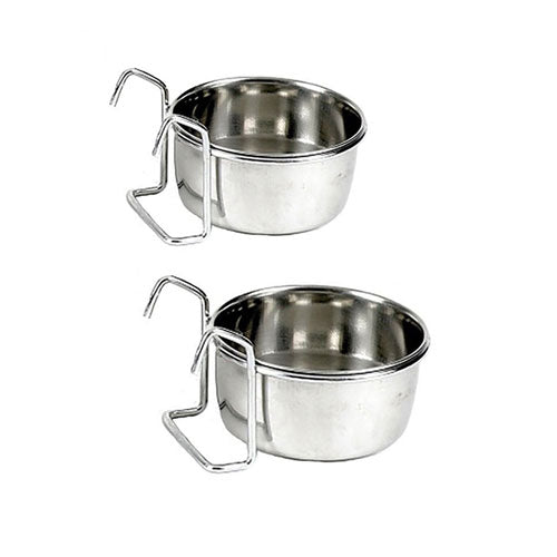 Stainless Steel Coop Cup with Hooks