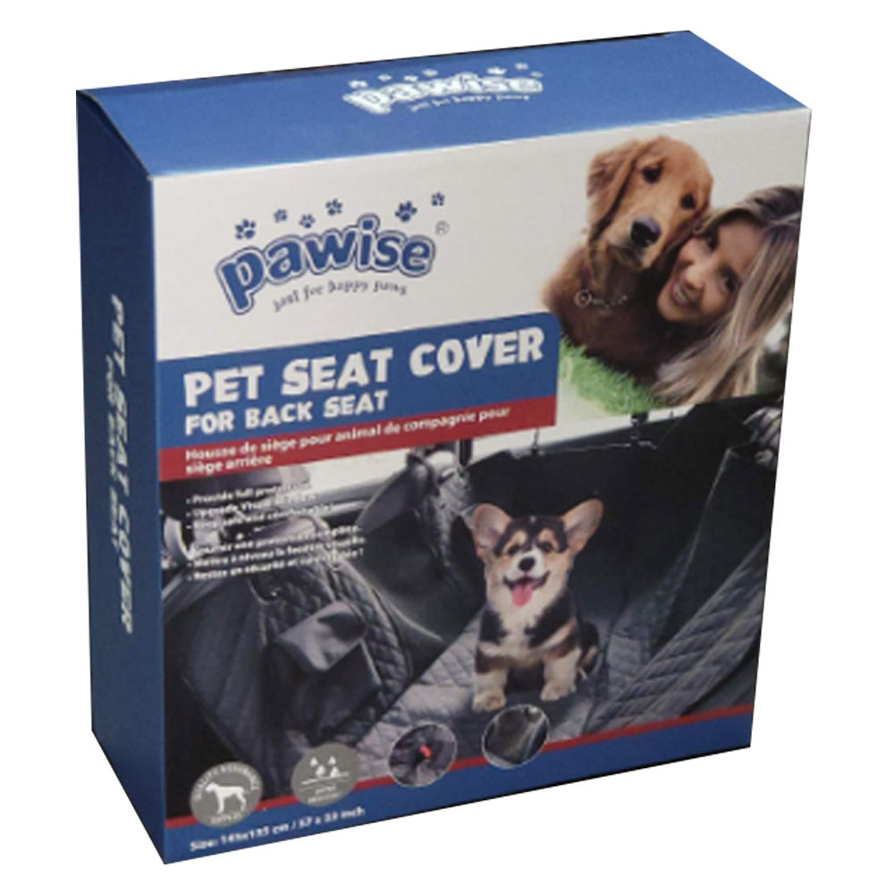 Pawise Car Back Seat Cover for Pets