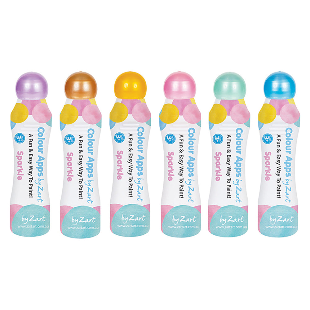 Zart Water Based Colour Apps Markers 6pcs
