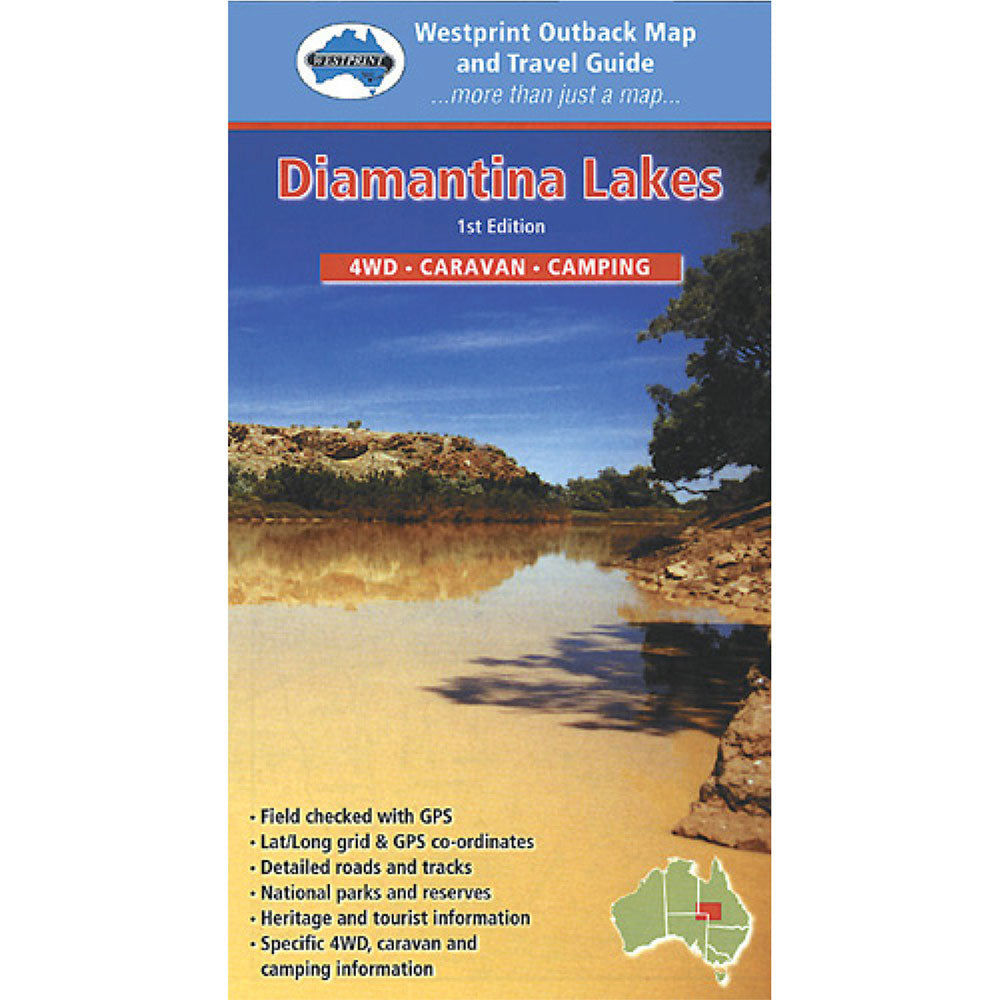 Diamantina Lakes Map (2nd Edition)