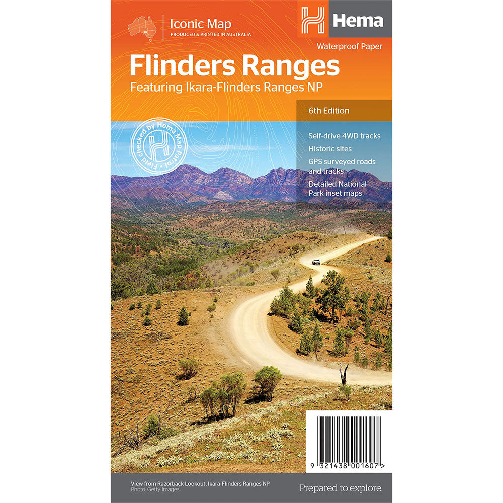 Hema Flinders Ranges Map