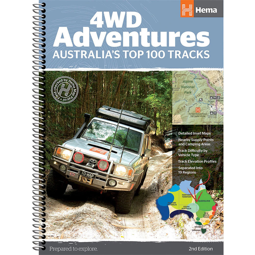 Hema 4WD Adventures: Australia’s Top 100 Tracks (2nd Ed.)