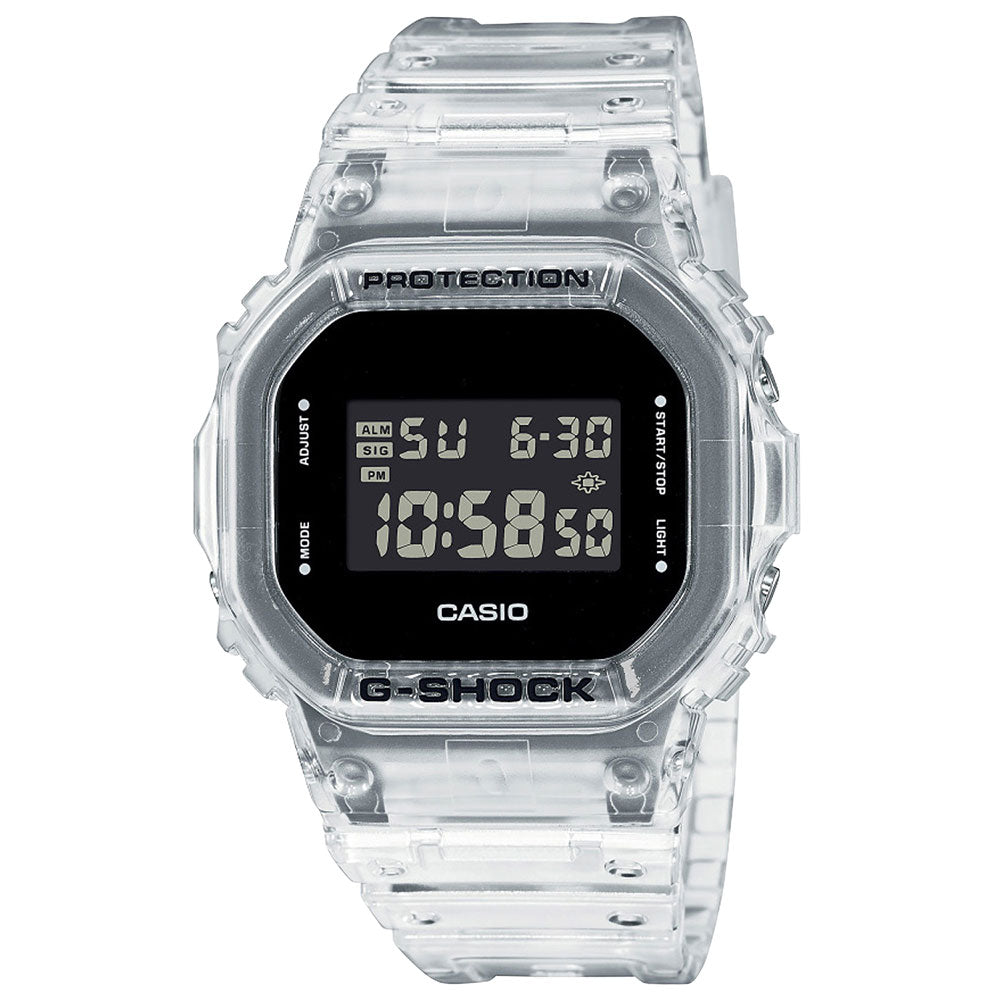 Casio G-Shock Digital Transparent DW5600SKE-7D Watch