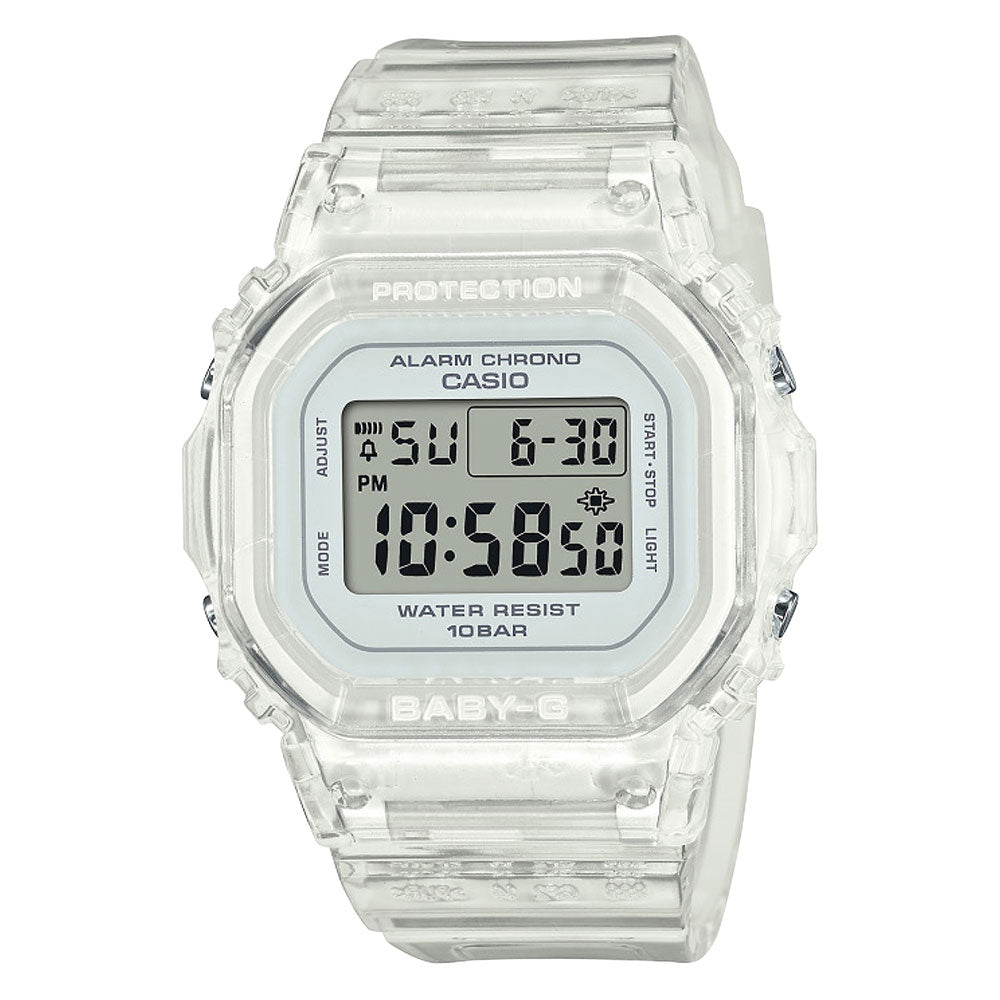 Casio G-Shock BGD-565S-7D Transparent White Digital Watch