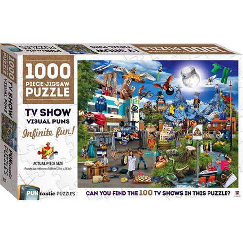 Puntastic Visual Puns Jigsaw Puzzle 1000pcs
