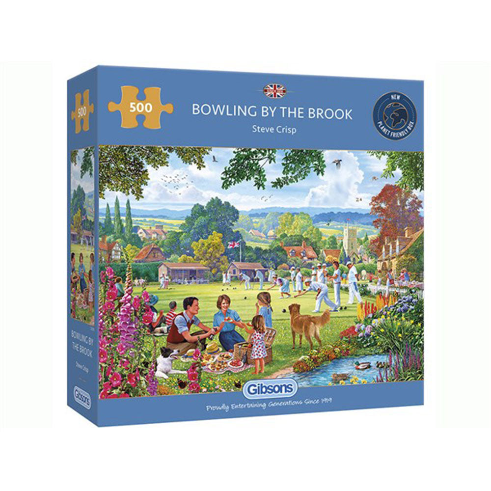 Gibsons Bowling By the Brook Jigsaw Puzzle 500pcs