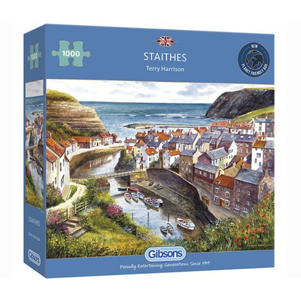 Gibsons Staithes Jigsaw Puzzle 1000pcs