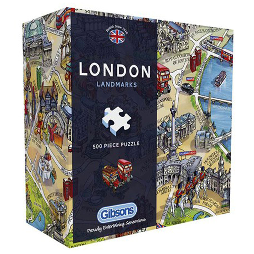 Gibsons Londons Landmarks Jigsaw Puzzle 500pcs