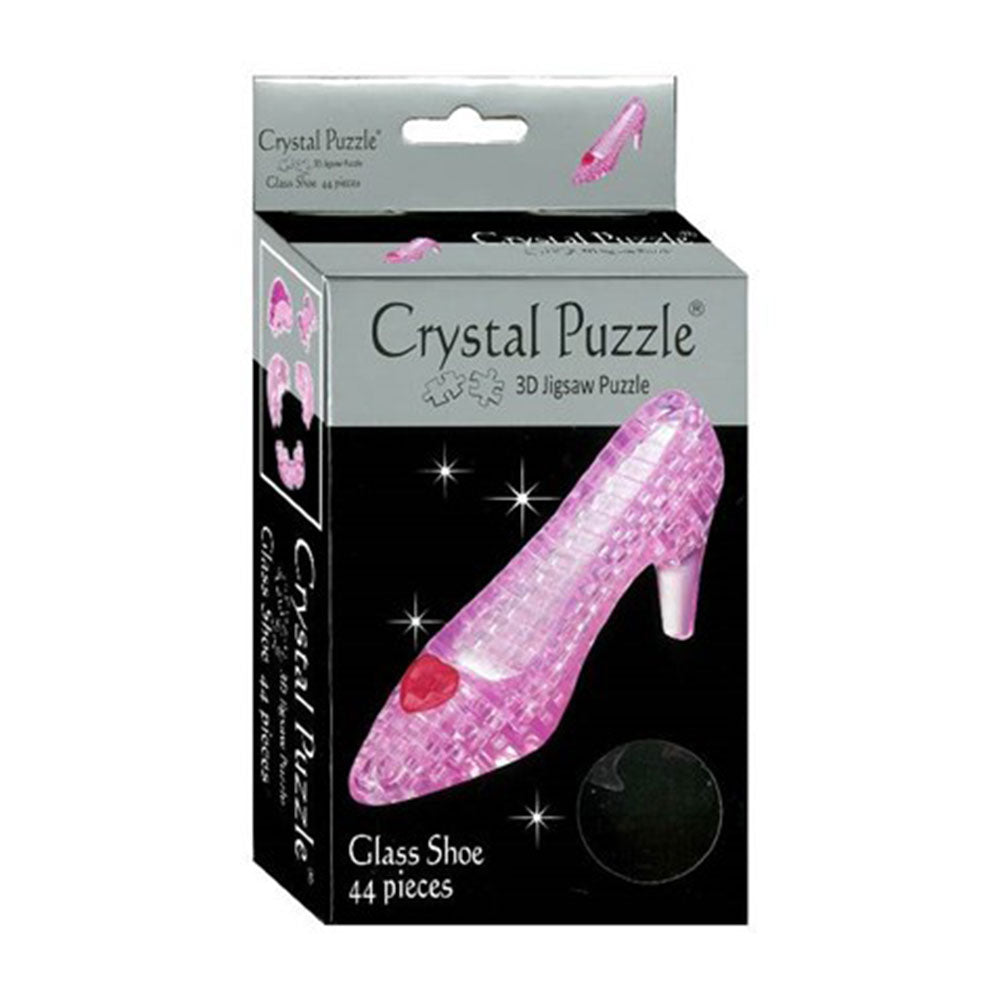 3D Crystal Puzzle Pink Shoe