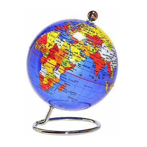 Blue Desk Globe