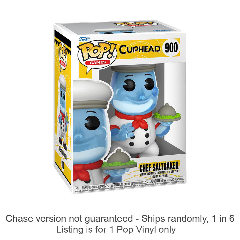 Cuphead Chef Saltbaker Pop! Vinyl Chase Ships 1 in 6
