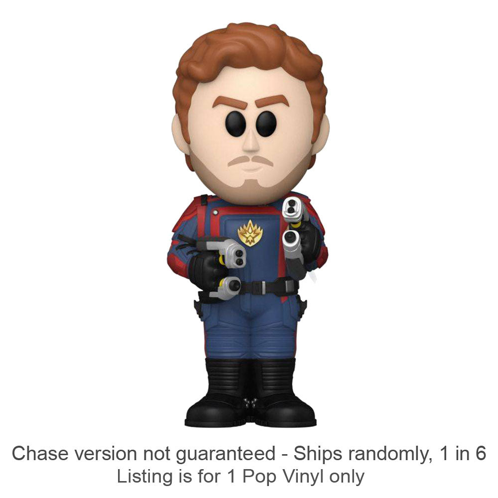 Guardians of Galaxy 3 Star-Lord Vnyl Soda Chase Ships 1 in 6
