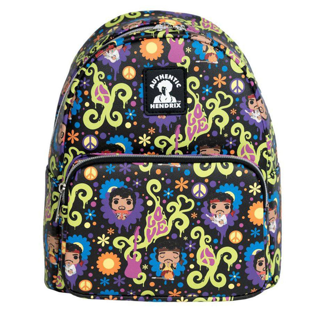 Jimi Hendrix Love & Flowers Mini Backpack