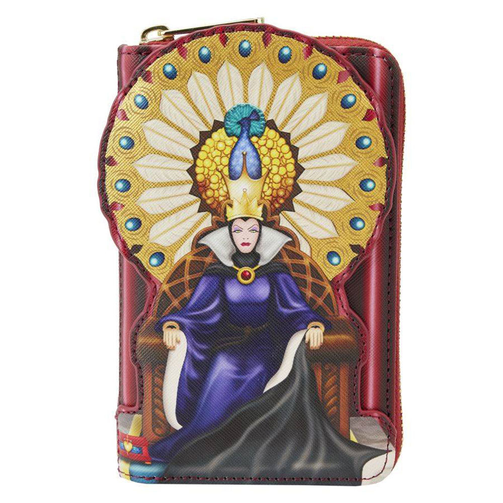 Snow White 1937 Evil Queen Throne Zip Around Wallet