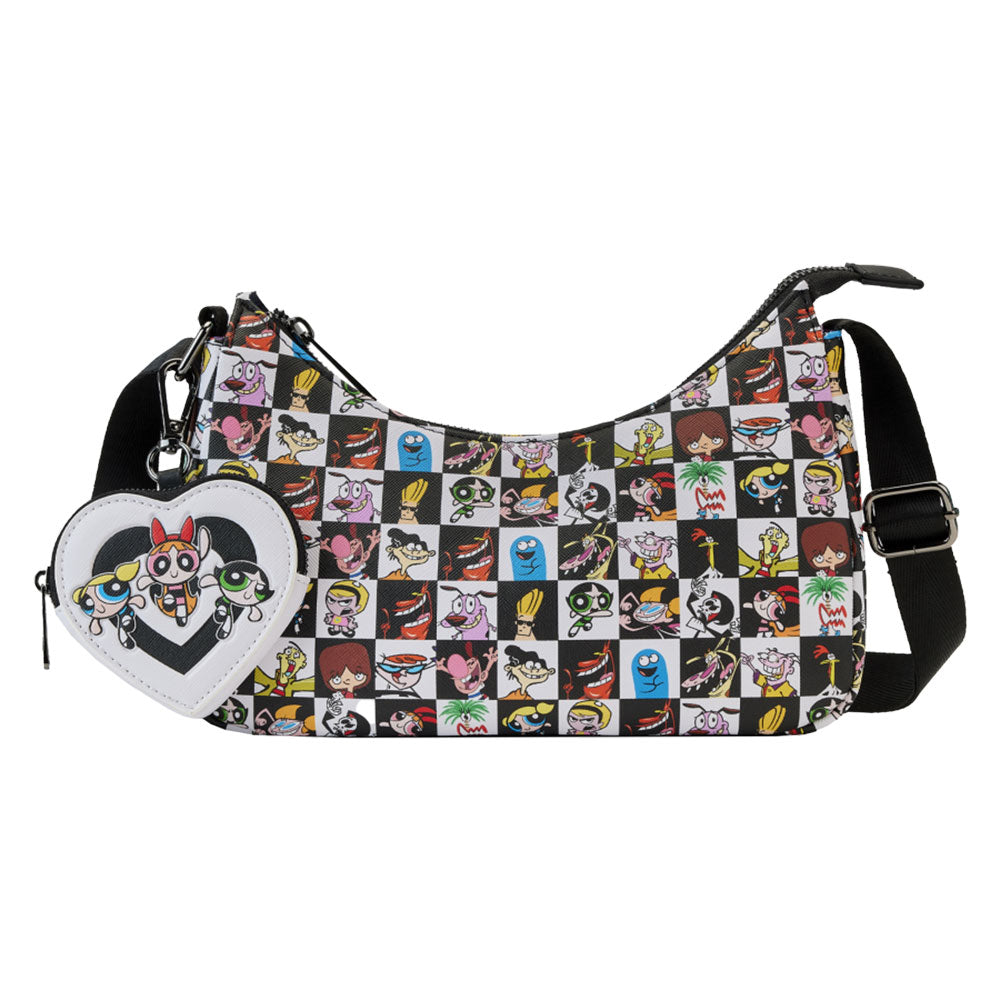 Cartoon Network Retro Collage Crossbody with Pouch