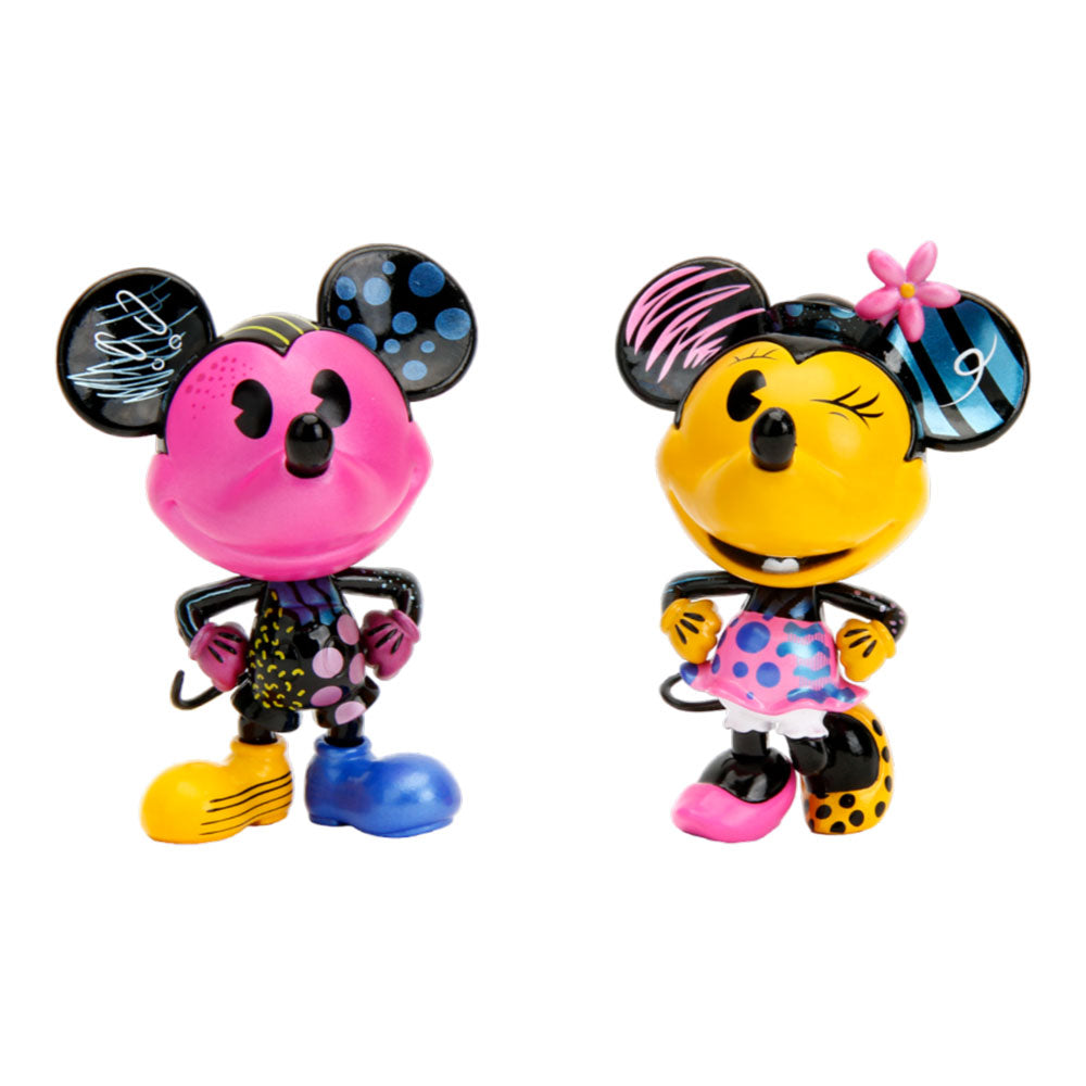 Disney Mickey & Minnie Next Level Collector 4" MetalFig 2pk