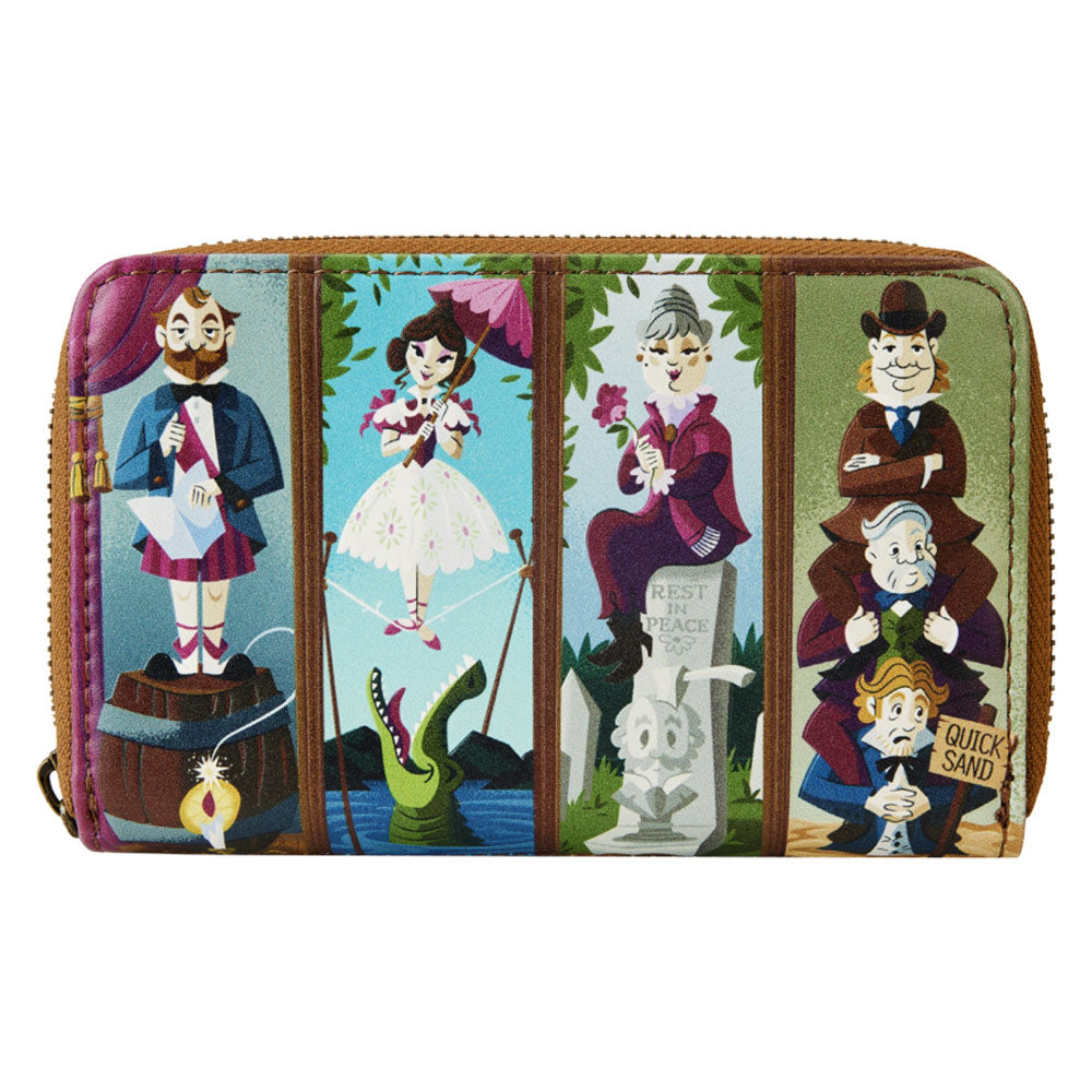 Disney's Haunted Mansion Portraits Zip Wallet