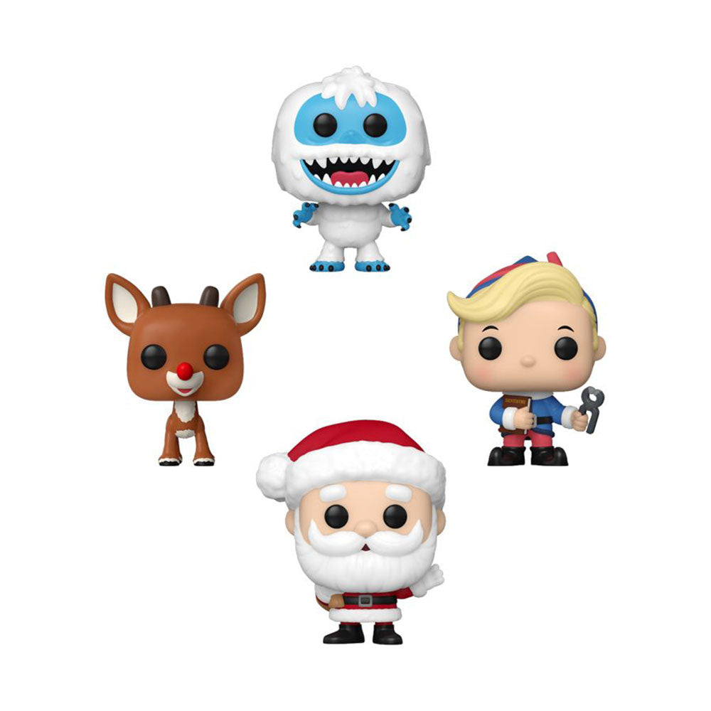 Rudolph Tree Holiday US Exclusive Pocket Pop! 4-Pack Box Set