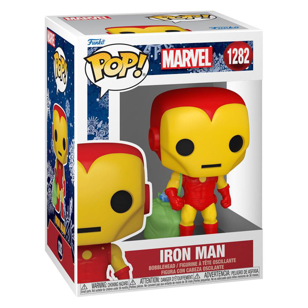 Marvel Comics Iron Man with Bag Holiday Pop! Vinyl