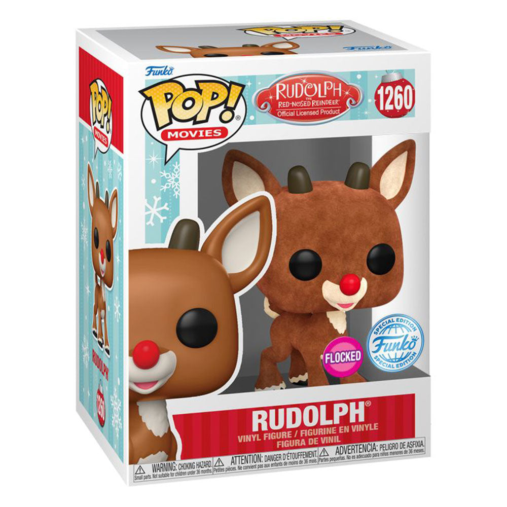 Rudolph US Exclusive Flocked Pop! Vinyl