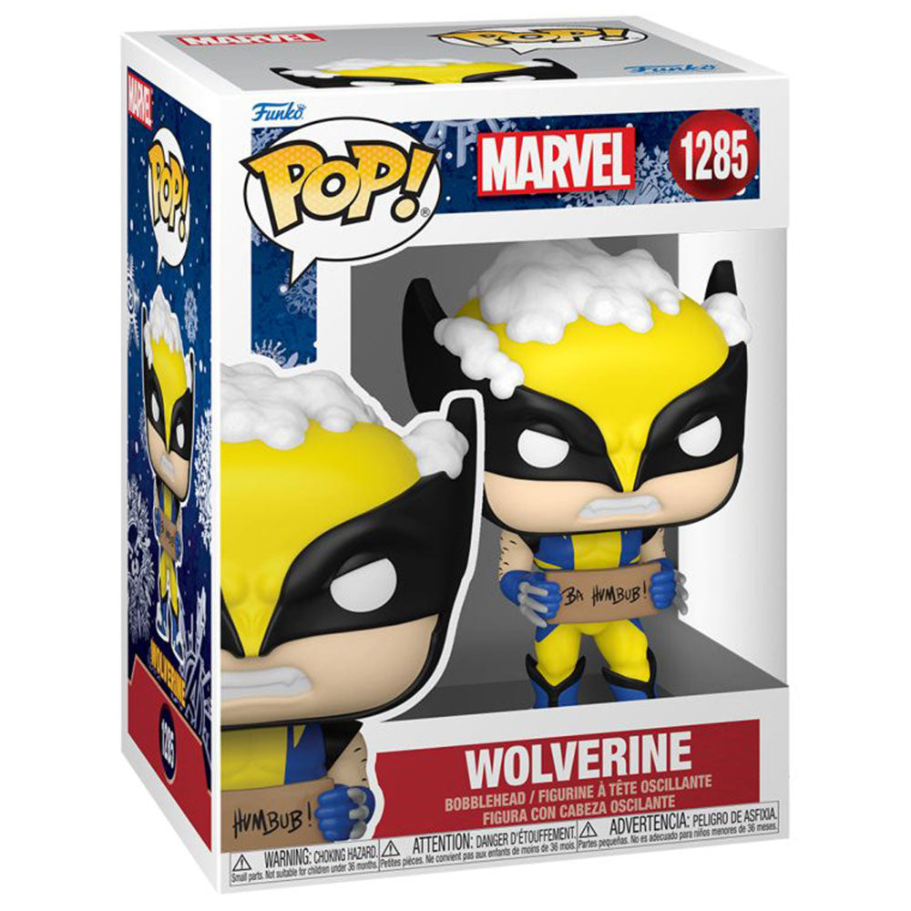 Marvel Comics Wolverine with Sign Holiday Pop! Vinyl