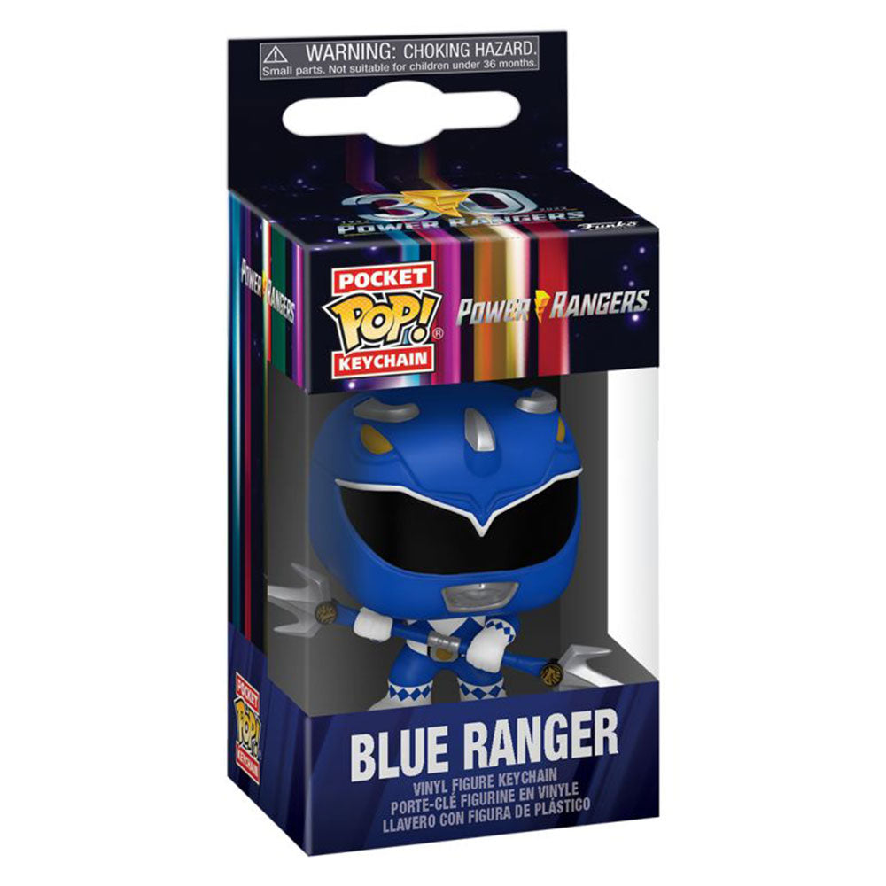 Power Rangers 30th Anniversary Blue Ranger Pop! Keychain