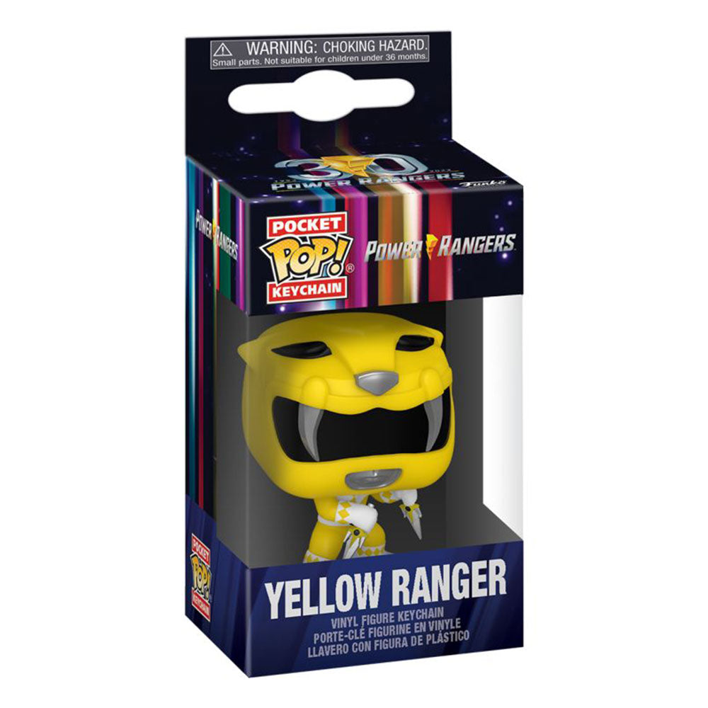 Power Rangers 30th Anniversary Yellow Ranger Pop! Keychain